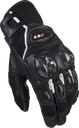 Guantes LS2 Spark 2 Leather Man Gloves Black White