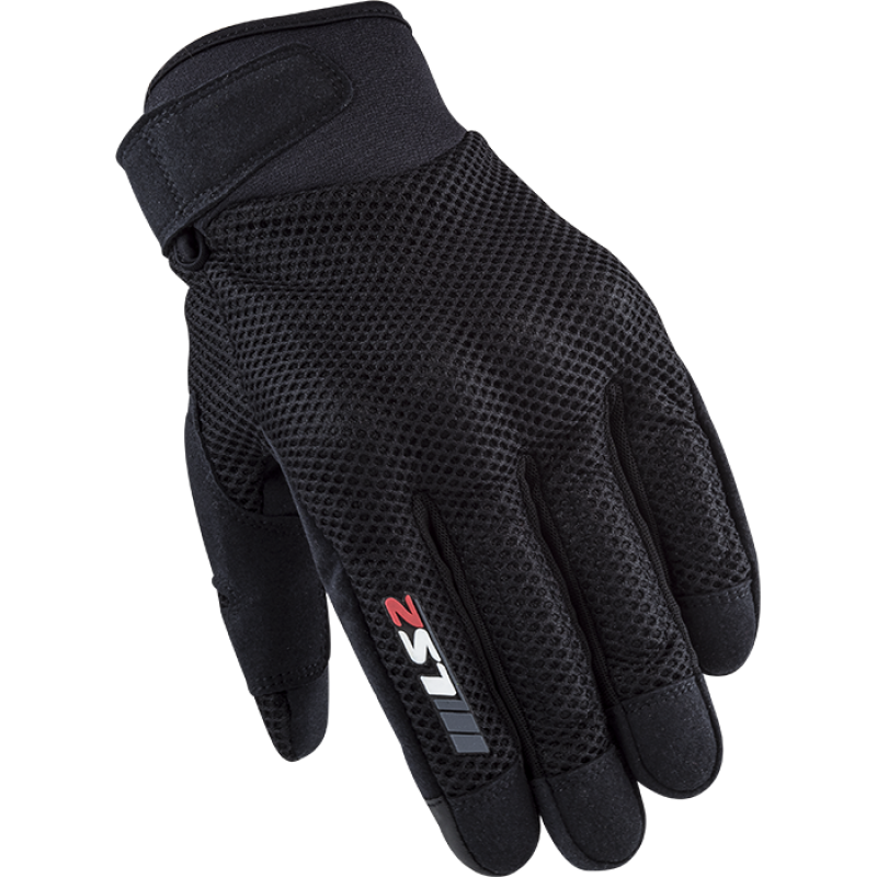 LS2 RAY MAN GLOVES BLACK