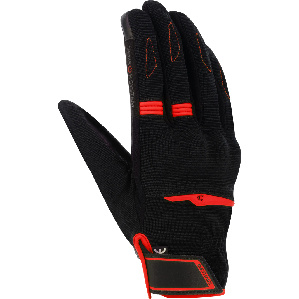 [BGE561T10] Guantes Bering Fletcher EVO Negro/Rojo (T10)