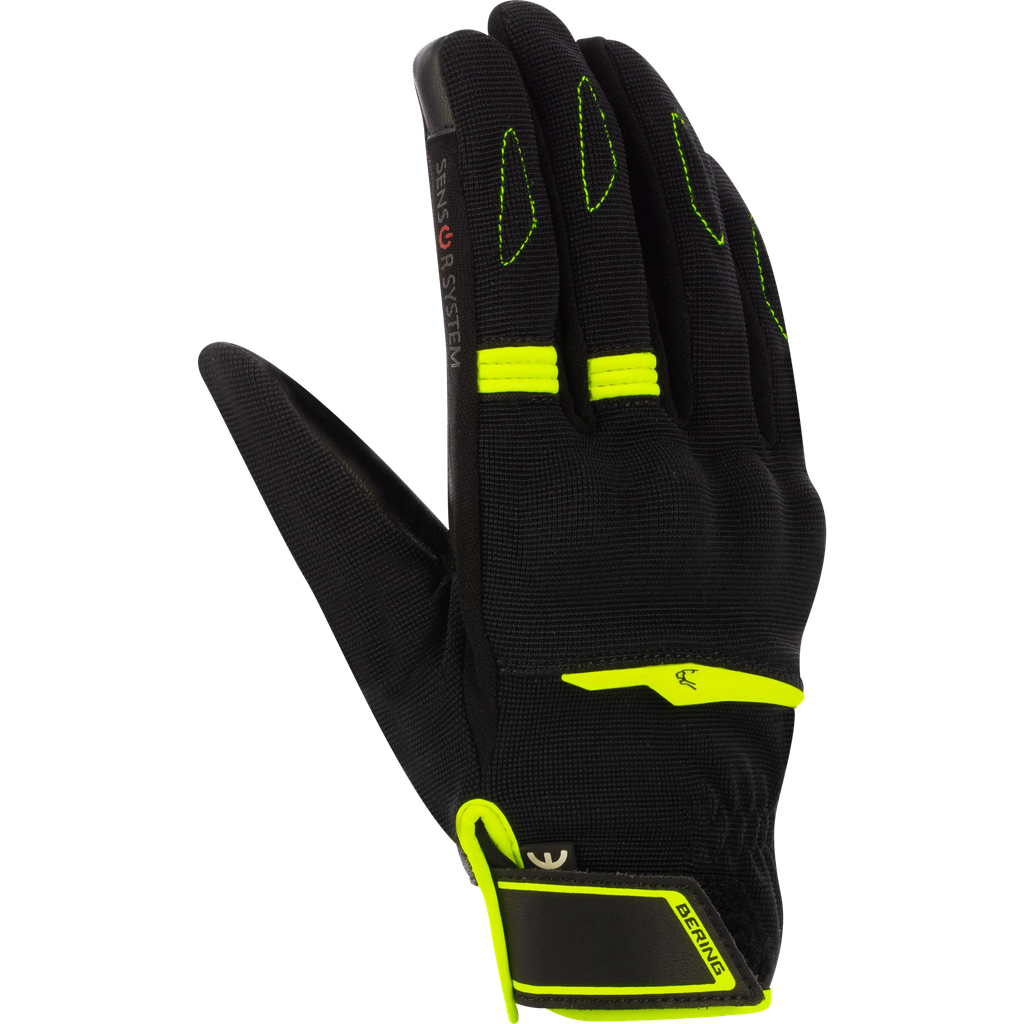 [BGE567T10] Guantes Bering Fletcher EVO Negro/Flúor (T10)