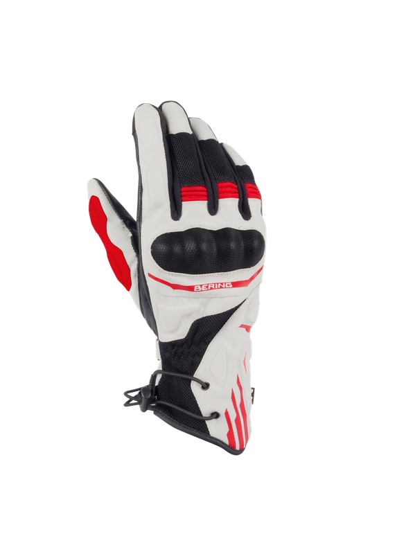 [BGE691T10] Bering Gloves BAKUNDU Black/Grey/Red (T10)