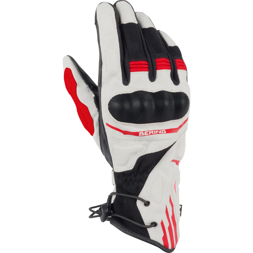[BGE691T10] Guantes Bering Bakundu Negro/Gris/Rojo (T10)