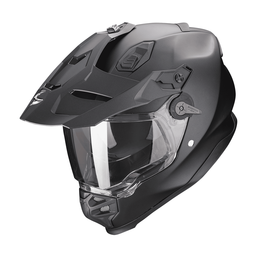 Casco Scorpion Adventure Adf-9000 Air Solid Negro perla mate