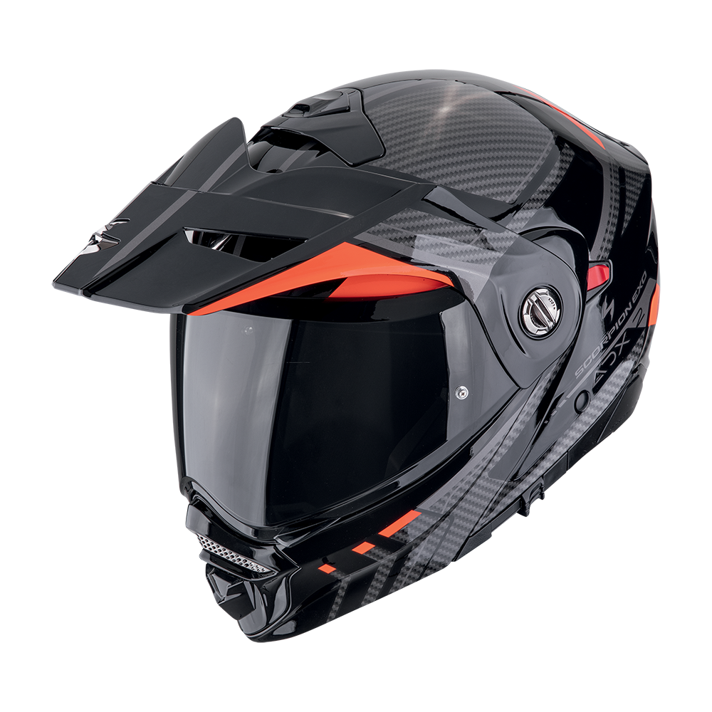 Casco Scorpion Adventure Adx-2 Lewis Negro-Rojo
