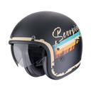 Casco Scorpion Jet Belfast Evo Adonis Negro Mate-Beige