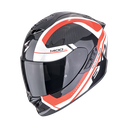 Casco Scorpion Integral Exo-1400 Evo Ii Carbon Air Enko Negro-Rojo-Blanco