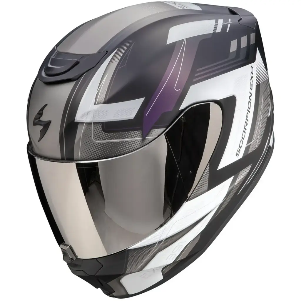 Casco Scorpion Exo-391 Captor Black Matt Chameleon