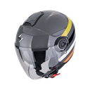 Casco Scorpion Jet Exo-City Ii Bee Gris-Amarillo-Negro
