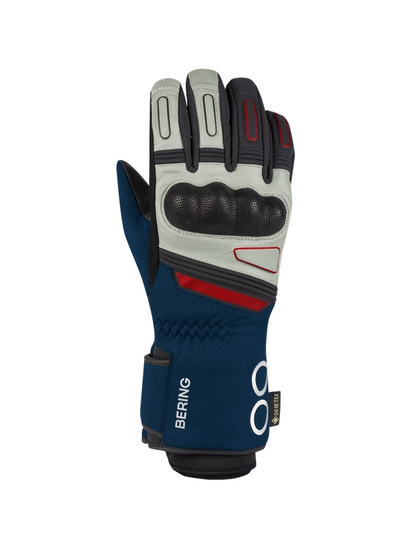 [BGH1281T10] Bering Gloves AUSTRAL GTX Navy/Grey/Red (T10)