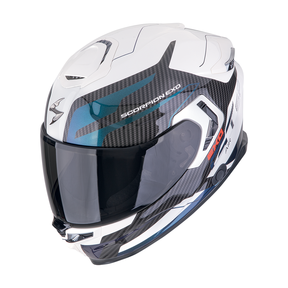 Casco Scorpion Integral Exo-Gt Sp Air Flex Camaleón blanco