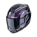 Casco Scorpion Modular Exo-Tech Evo Furio Camaleón negro