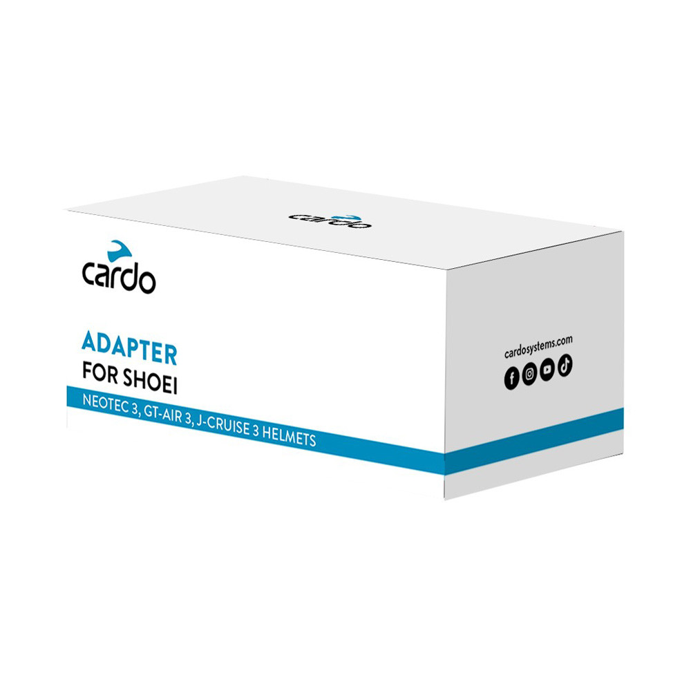 Cardo Adaptador Packtalk Edge / Neo / Custom / Pro Casco Shoei Gt-Air 3 / Neotec 3 / J-Cruise 3