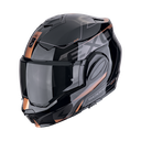 Casco Scorpion Modular Exo-Tech Evo Traveller Negro-Cobre