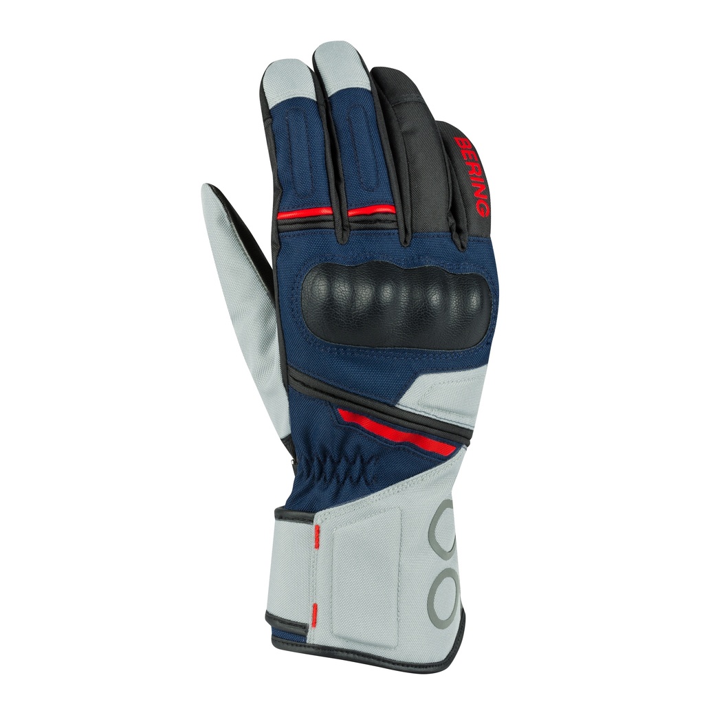 [BGM1181T10] Bering Gloves SIBERIA Grey/Blue/Red (T10)