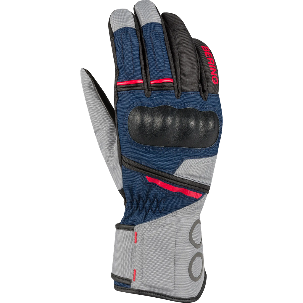 [BGM1181T10] Guantes Bering Siberia Gris/Azul/Rojo (T10)