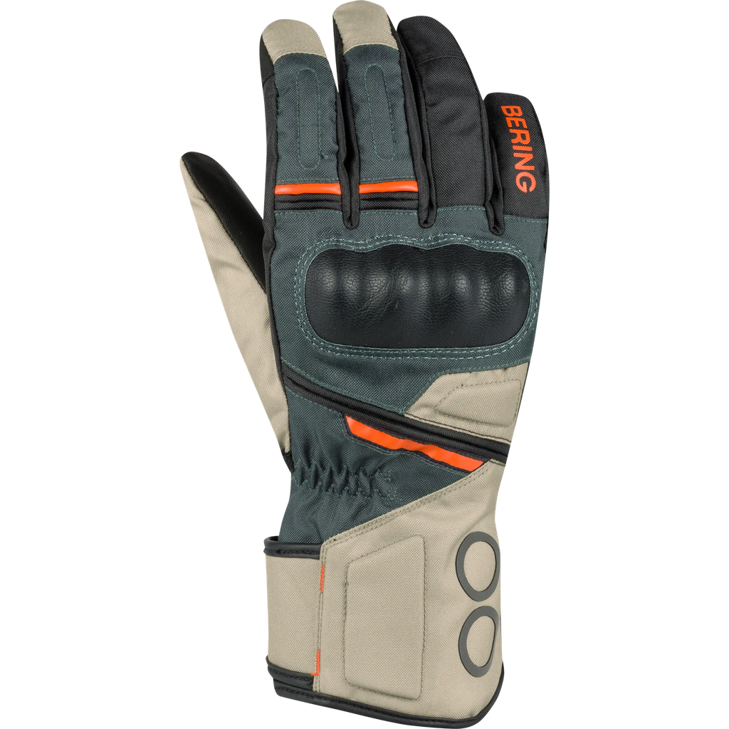 Guantes Bering Siberia Beige/Gris/Naranja