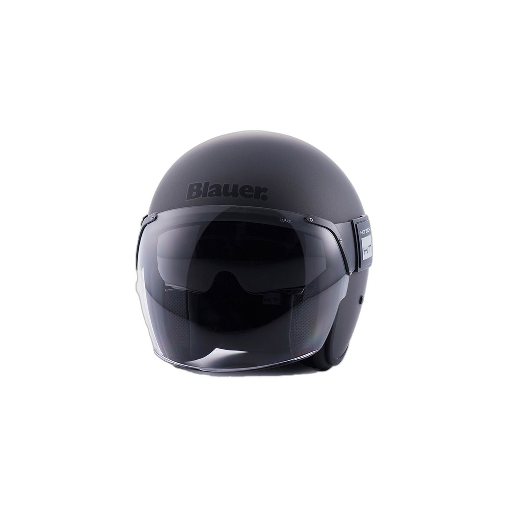 Casco Jet Blauer 80's 06 Titanio Mate