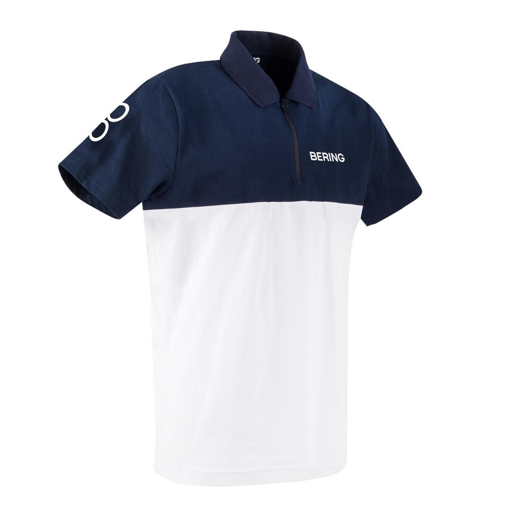 [BST052S] Bering Polo-shirt BERING 2023 for Men White/Navy (S)