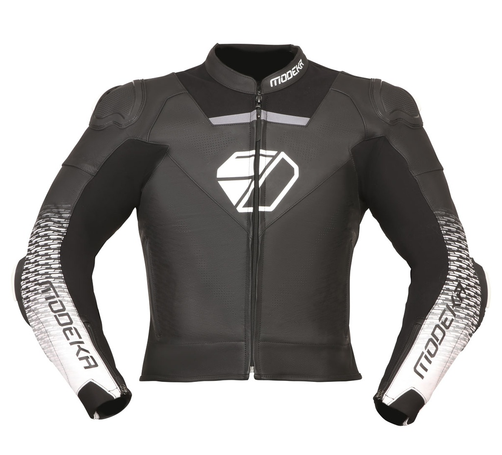 Modeka Yron Jacket Black-And-White