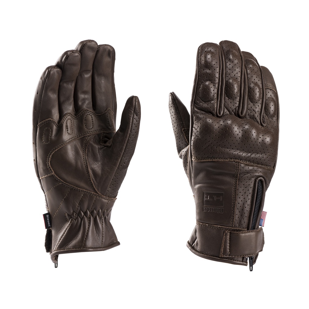 [GA0603622] Guantes Blauer Combo Marron (XS)