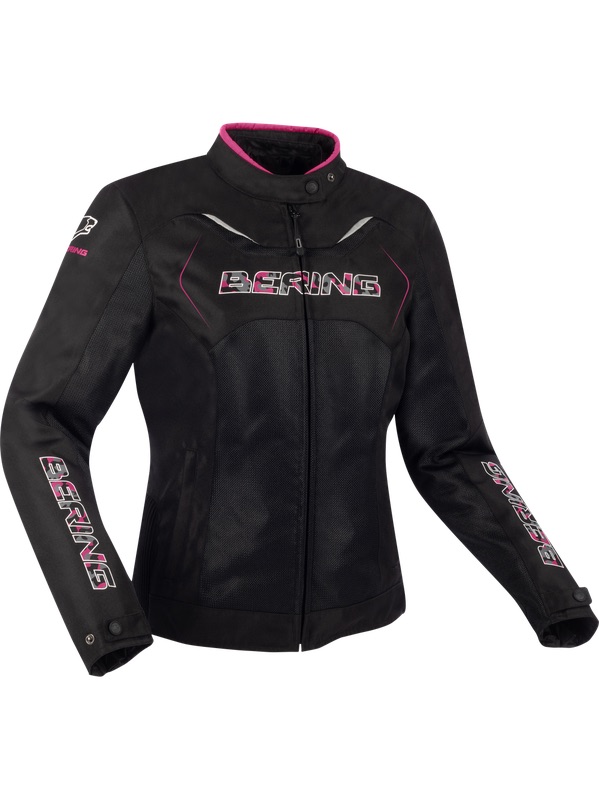 [BTB1556T1] Chaqueta Bering Volga Black/Fuchsia Mujer (T1)