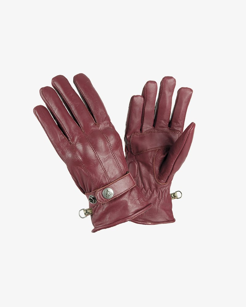 Guantes de Invierno By City Elegant Mujer Maroon