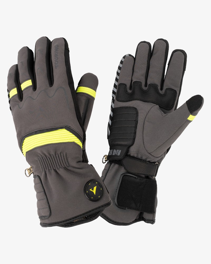 Guantes de Invierno By City Touring Hombre Gris/Amarillo