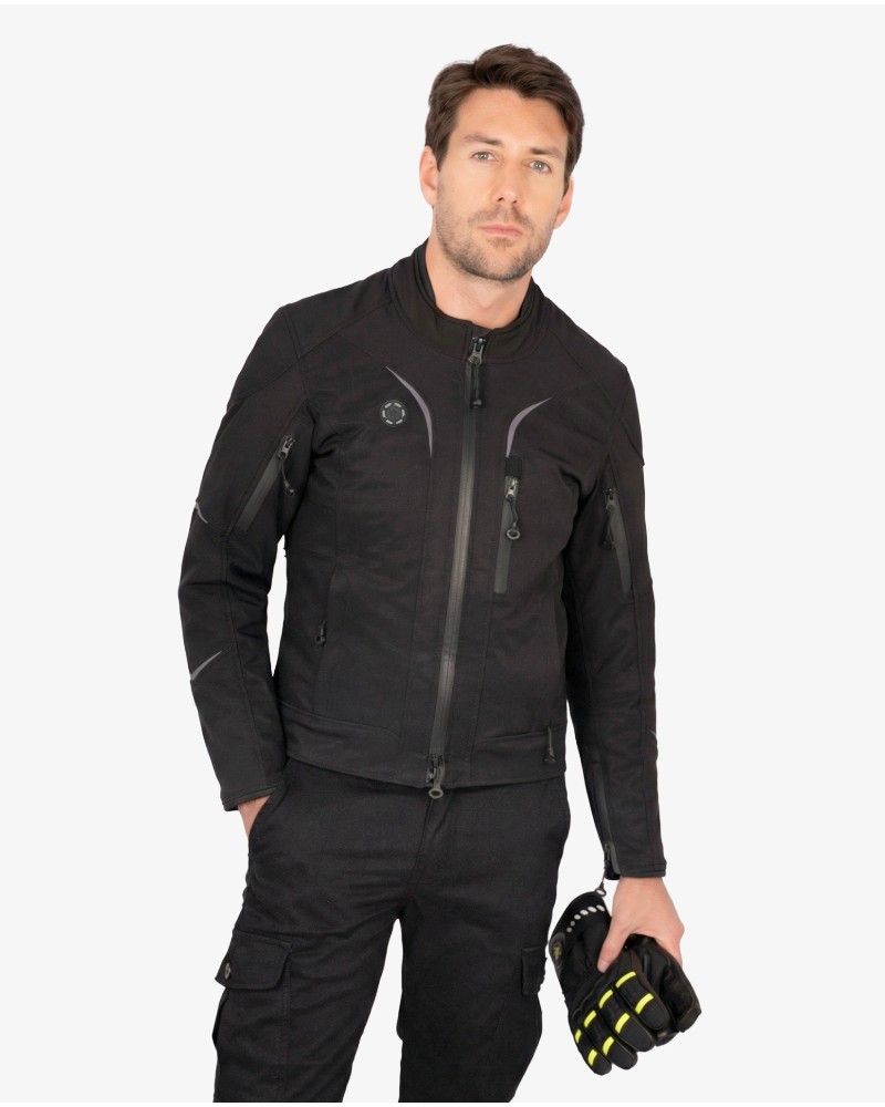 [4000215-XS] Chaqueta de Invierno By City Montana Hombre Negro (XS)