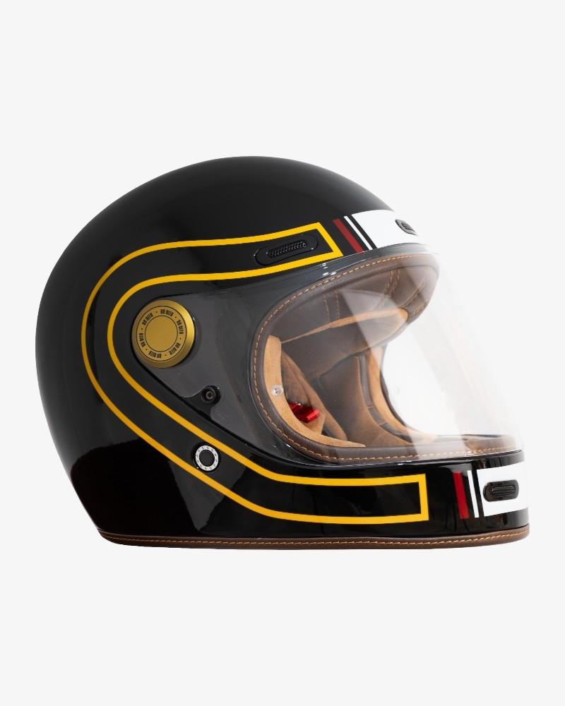 [000000111-XS] Casco By City Roadster III Negro/Amarillo (XS)
