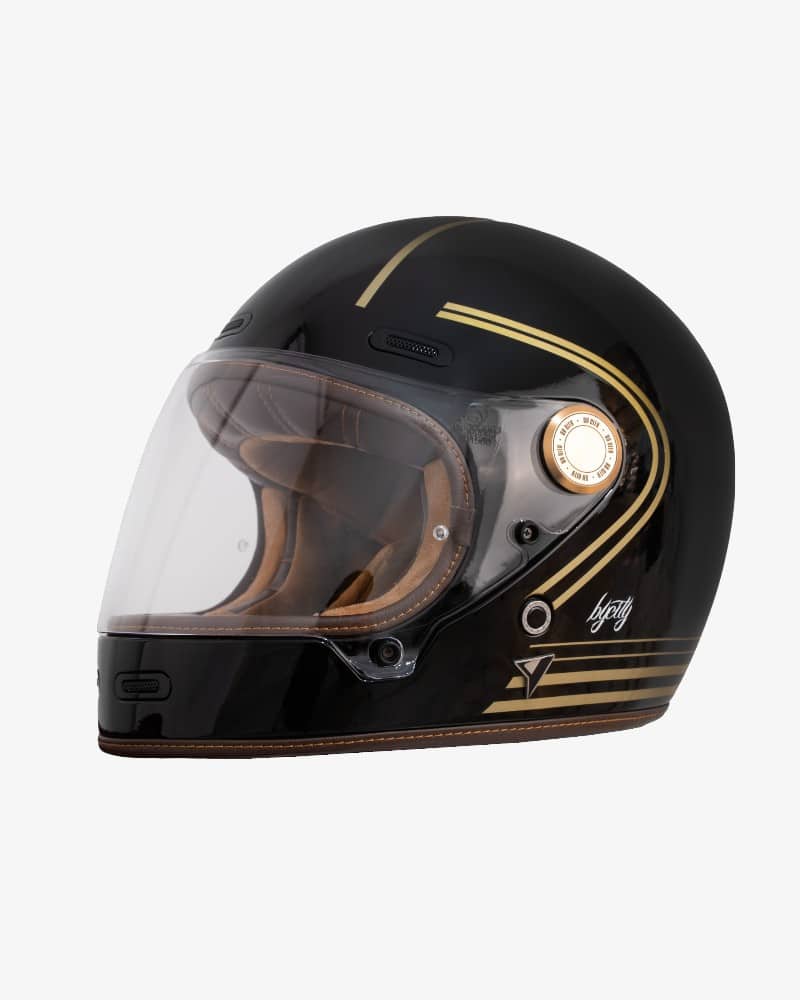Casco By City Roadster III Oro Negro