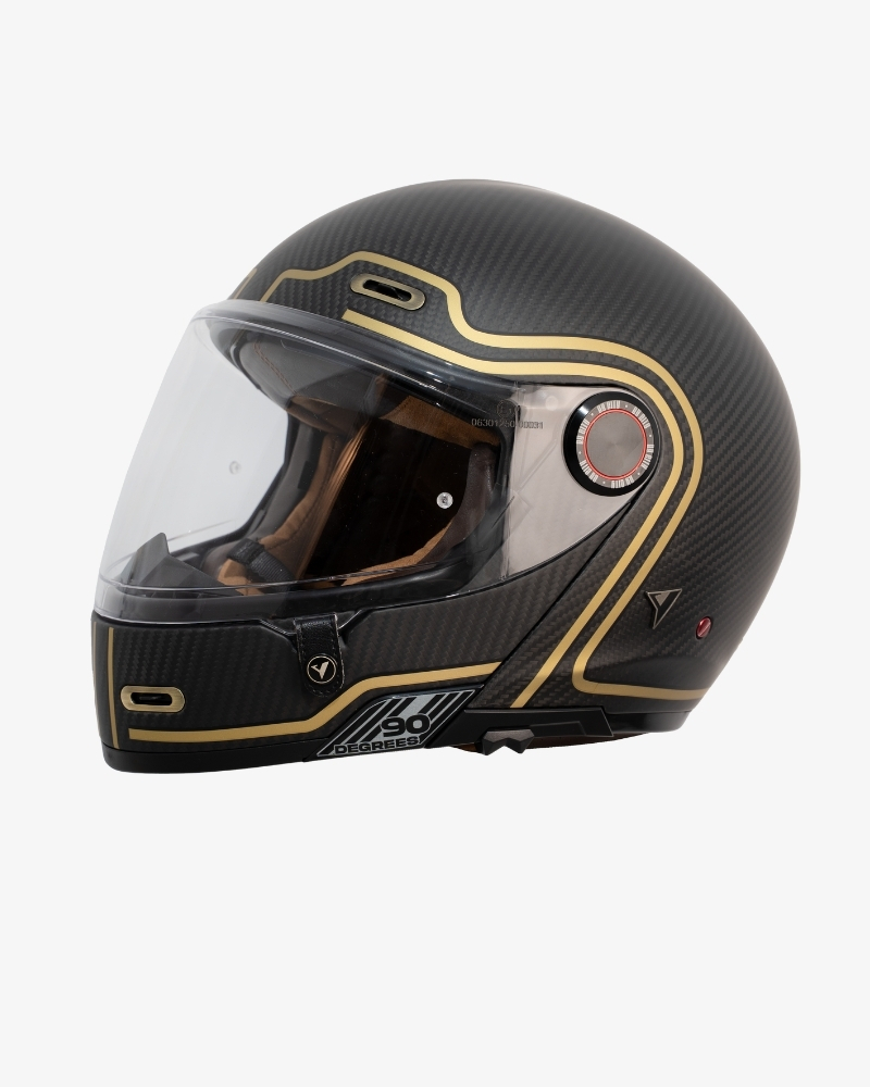 [000000123-XS] Casco By City 90 Degrees Oro Carbon (XS)