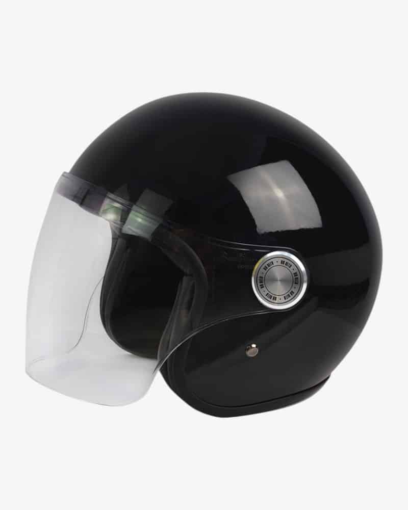 Casco By City The City Negro Brillo
