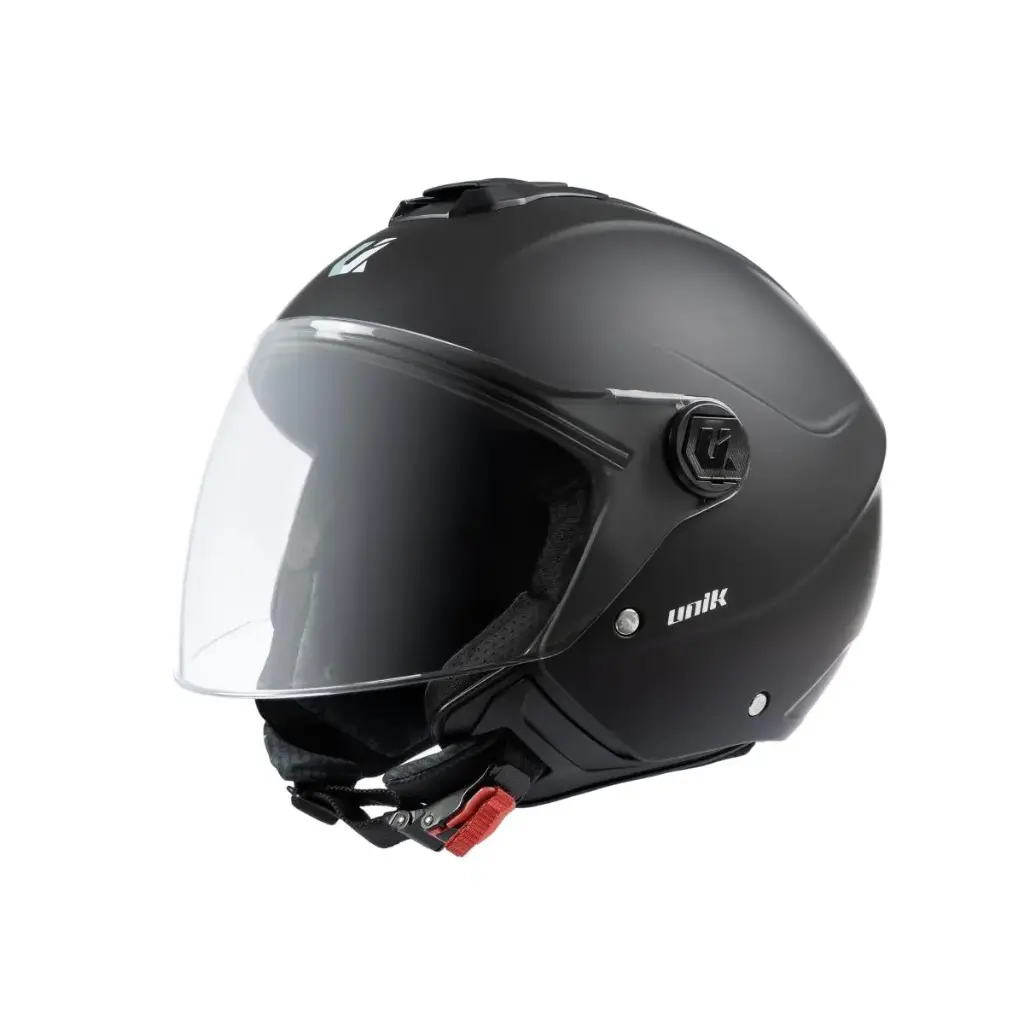 Casco Jet Unik Vertex negro mate