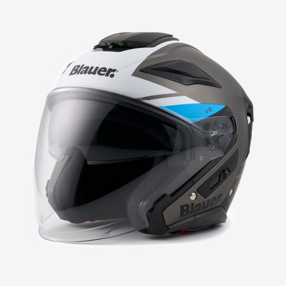 Casco Jet Blauer Jet JJ-01 Gris Mate