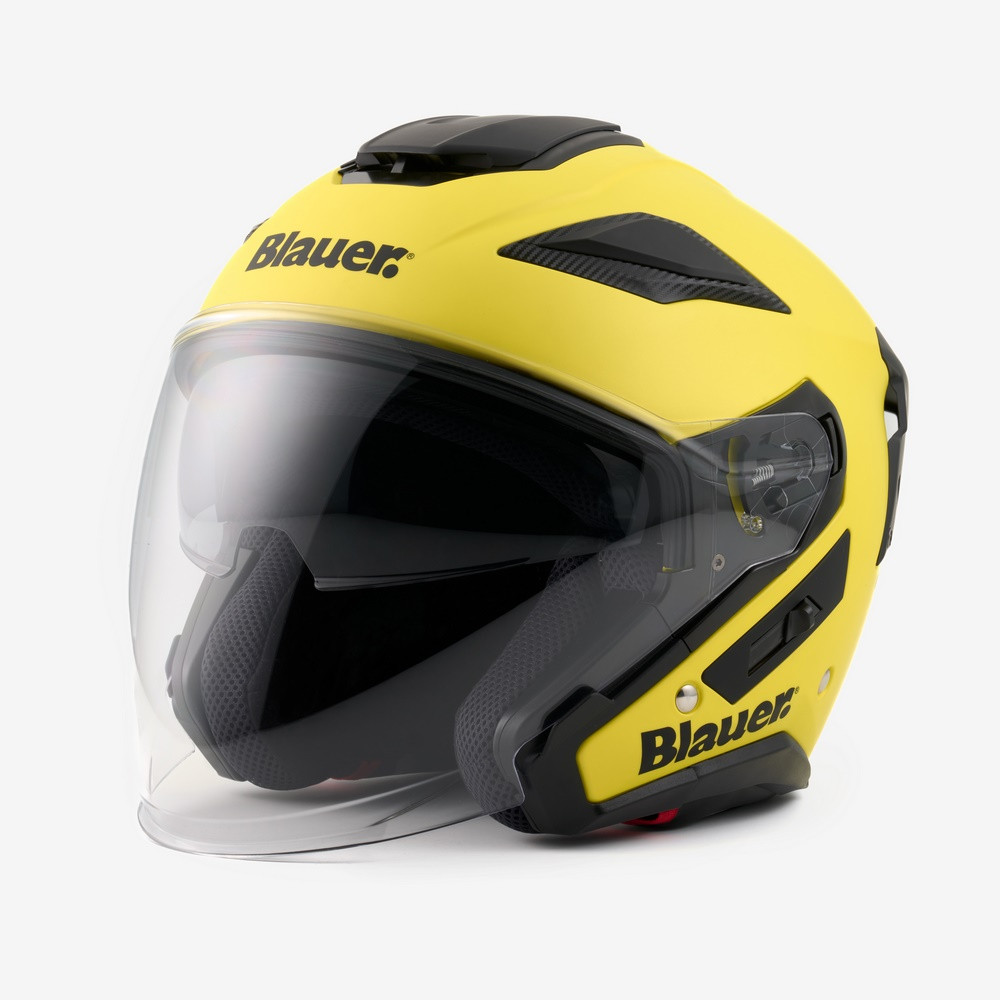 Casco Jet Blauer Jet JJ-01 Monocolor Amarillo Mate