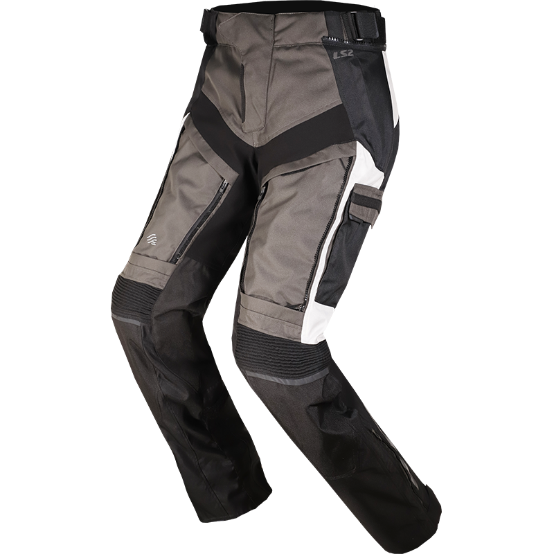 [65050F0107S] Pantalón Moto LS2 Norway Hombre Negro Gris (S)