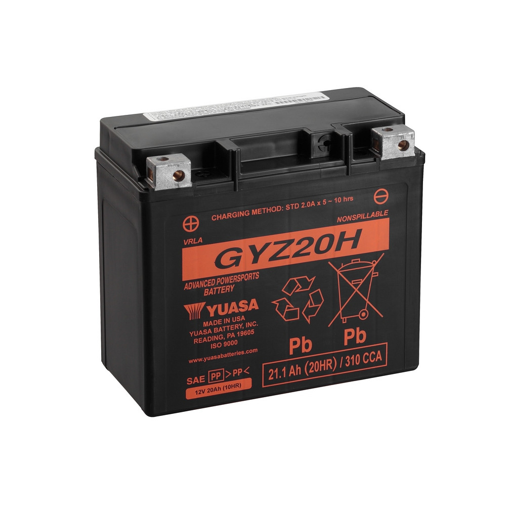 [BYGYZ20H] Batería Yuasa Alto Rendimiento Sin Mantenimiento GYZ20H WC