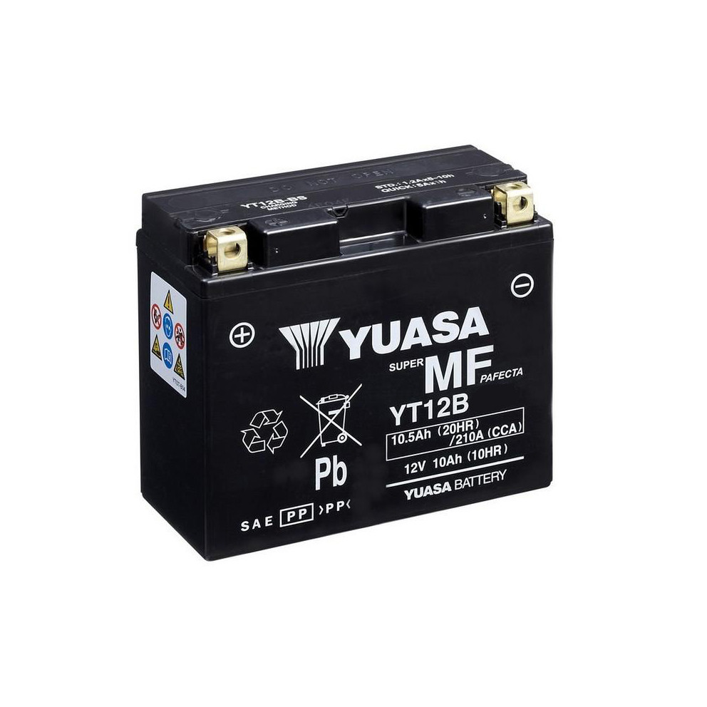 [BYYT12B] Batería Yuasa YT12B-WC Sin Mantenimiento Wet Charge