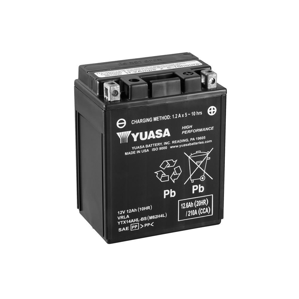[BYYTX14AHLBS] Yuasa Batería Yuasa Tipo Alto Rendimiento Sin Mantenimiento Ytx14Ahl-Bs Cp (1)