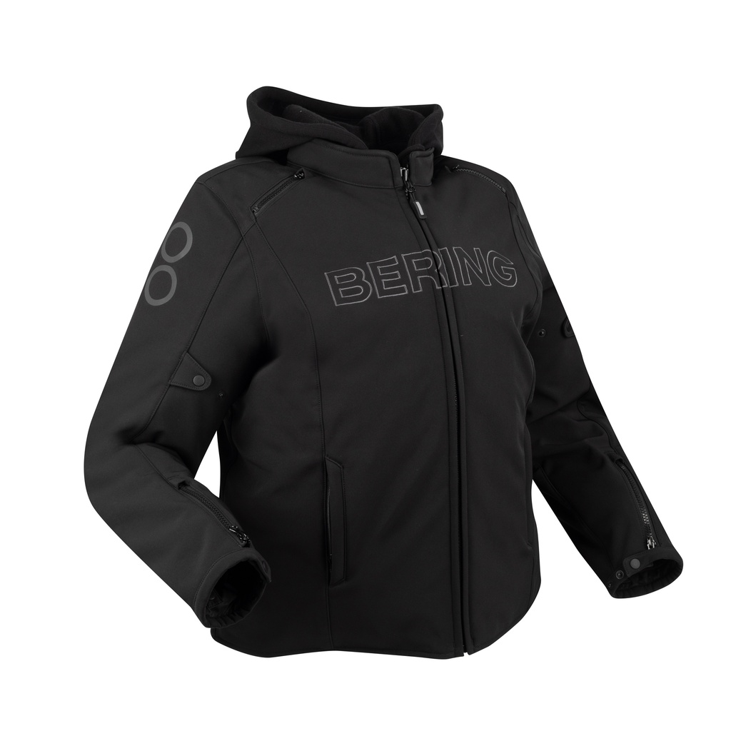 [BTB1830WT2] Bering Jacket LADY DAVIS QS Black (WT2)