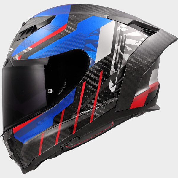 LS2 FF807 DRAGON TRAX XXS Azul Rojo