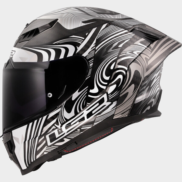 LS2 FF807 DRAGON ENTHUM XXS Plateado