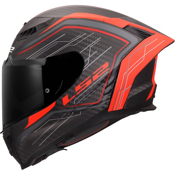Casco Moto Integral LS2 FF807 Dragon Subic Rojo