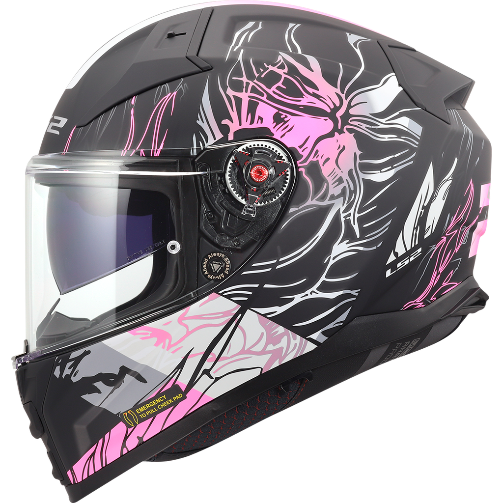LS2 FF811 VECTOR II DARFLO PINK-06 Negro