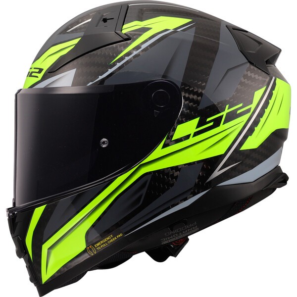 Casco Moto Integral LS2 FF811 Vector II C Savage Amarillo