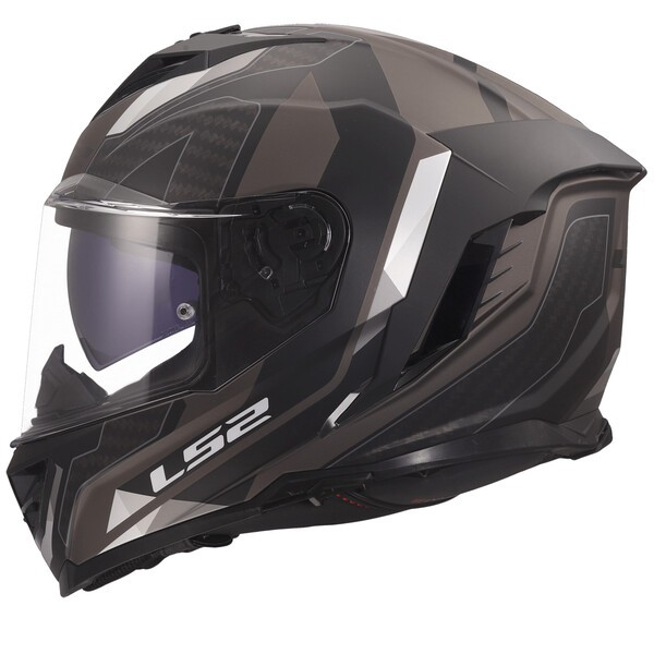 Casco Moto Integral LS2 FF818 Storm III Sporty Negro Gris