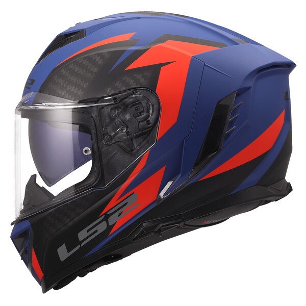 [1681805253XL] Casco Moto Integral LS2 FF818 Storm III Dynamo Azul Rojo (3XL)