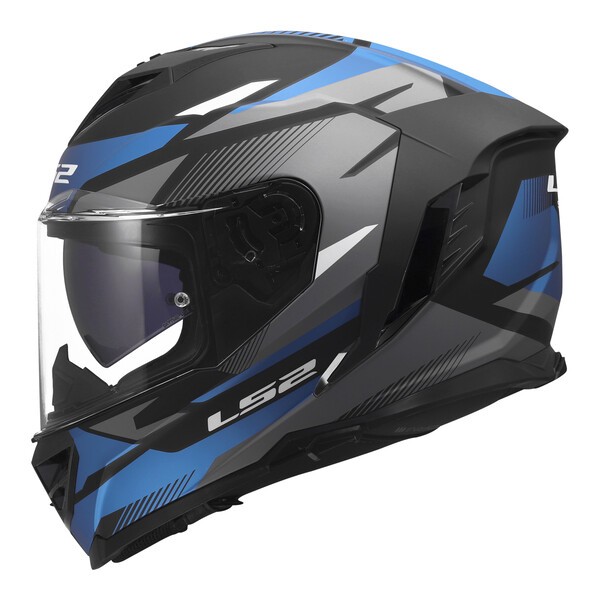 [1681806253XL] Casco Moto Integral LS2 FF818 Storm III Komai Negro Azul (3XL)