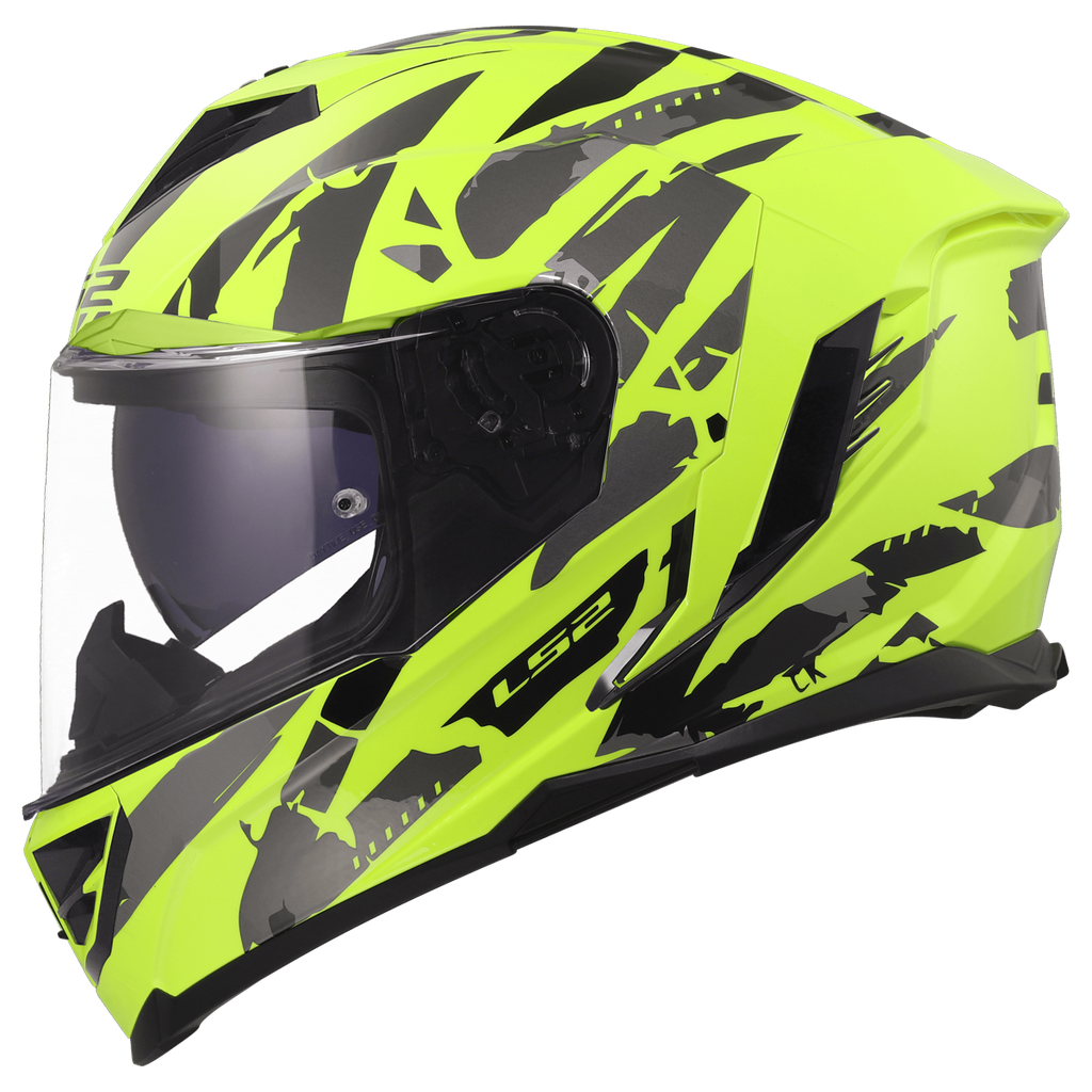 [1681807543XL] LS2 FF818 STORM III KAOS H-V Amarillo (3XL)