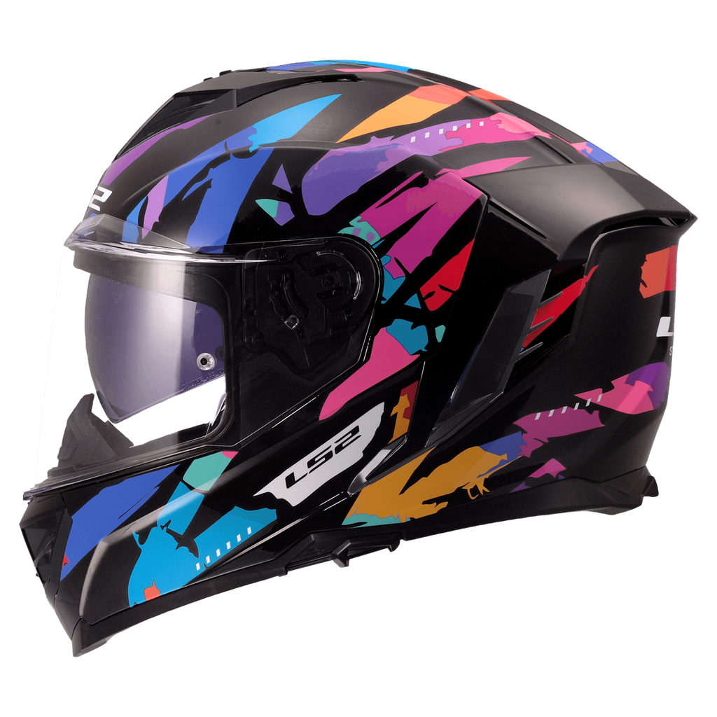 LS2 FF818 STORM III KAOS Negro Morado